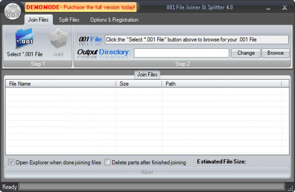 001 file joiner and splitter pro 3.0 serial number download
