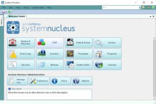 System Nucleus main screen