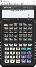 DreamCalc Scientific Graphing Calculator main screen