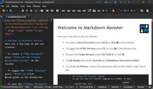 Markdown Monster main screen