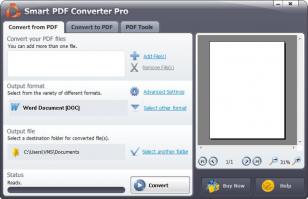 Smart PDF Converter Pro main screen