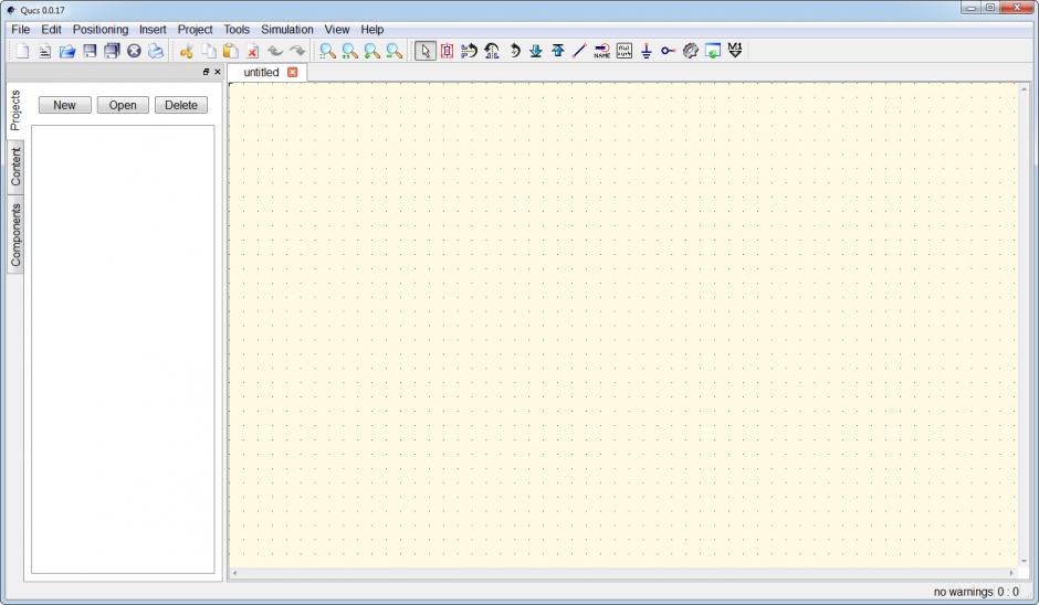 screenshot of program