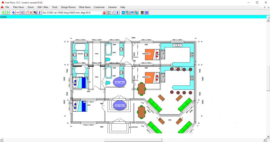 Fast Plans 12 main screen