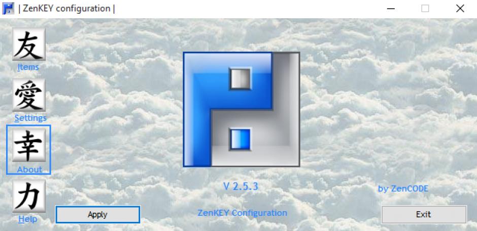 ZenKEY main screen