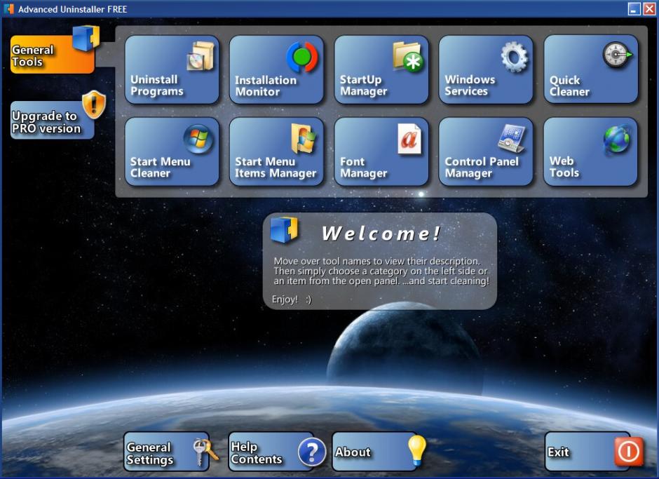 screenshot of program