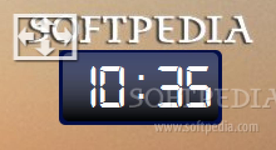 Digital Clock GT-7 main screen