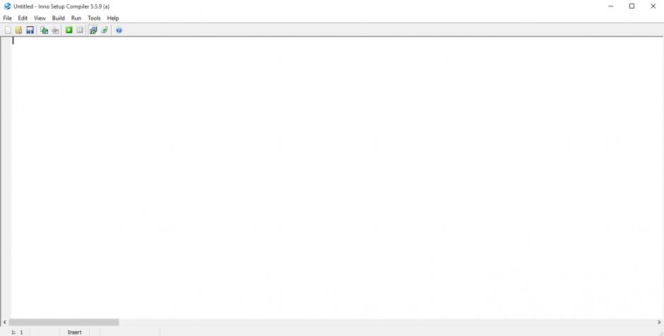 Inno Setup Compiler main screen