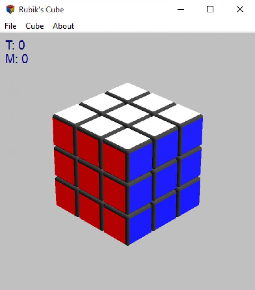 Rubix main screen