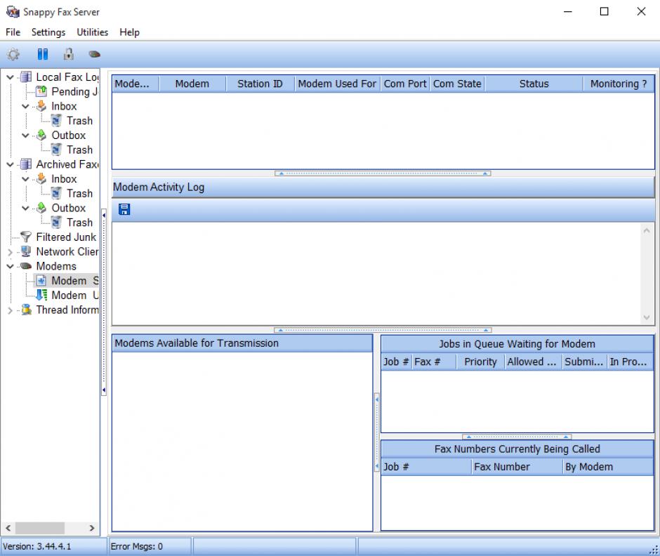 screenshot of program