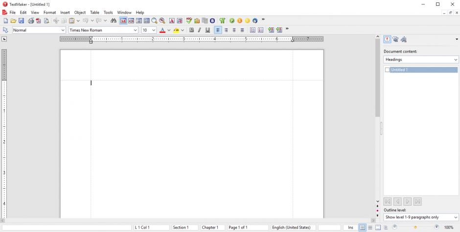 SoftMaker Office 2016 main screen