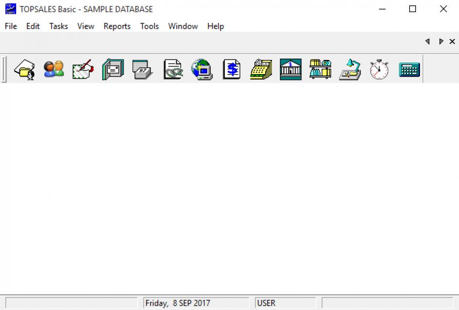 screenshot of program