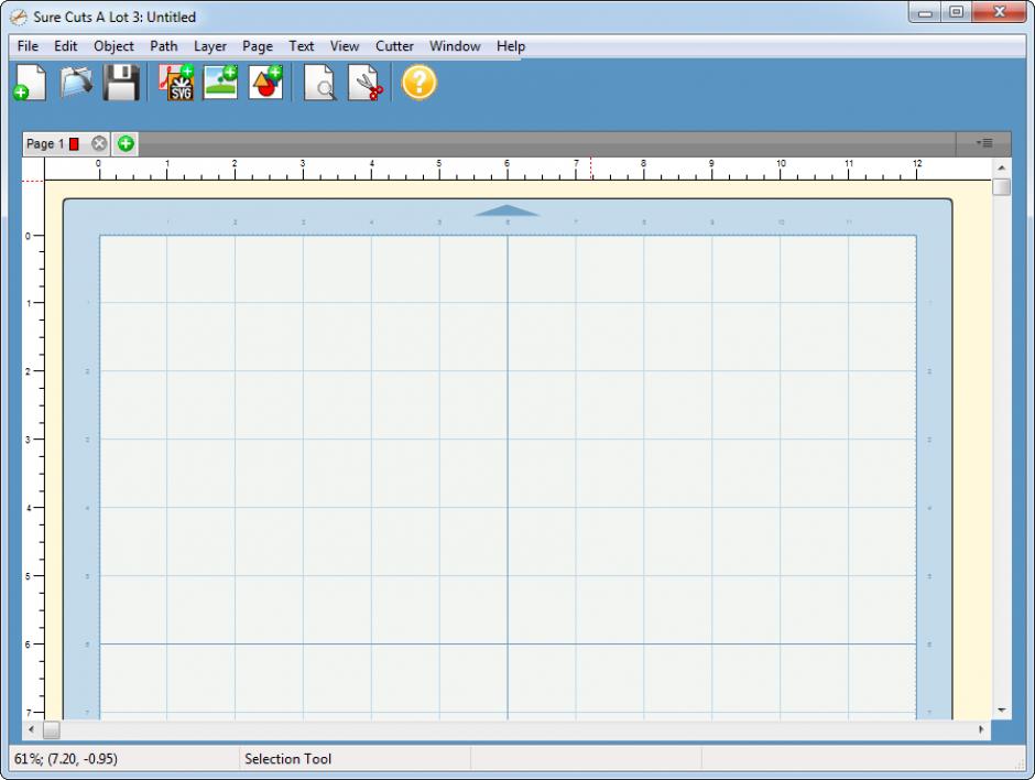 screenshot of program