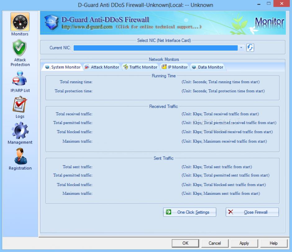 screenshot of program