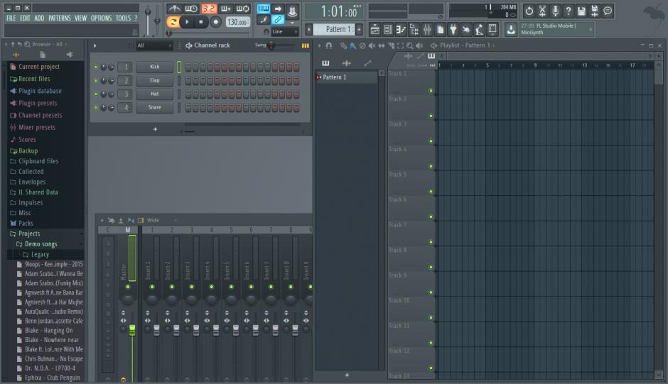 FL Studio main screen