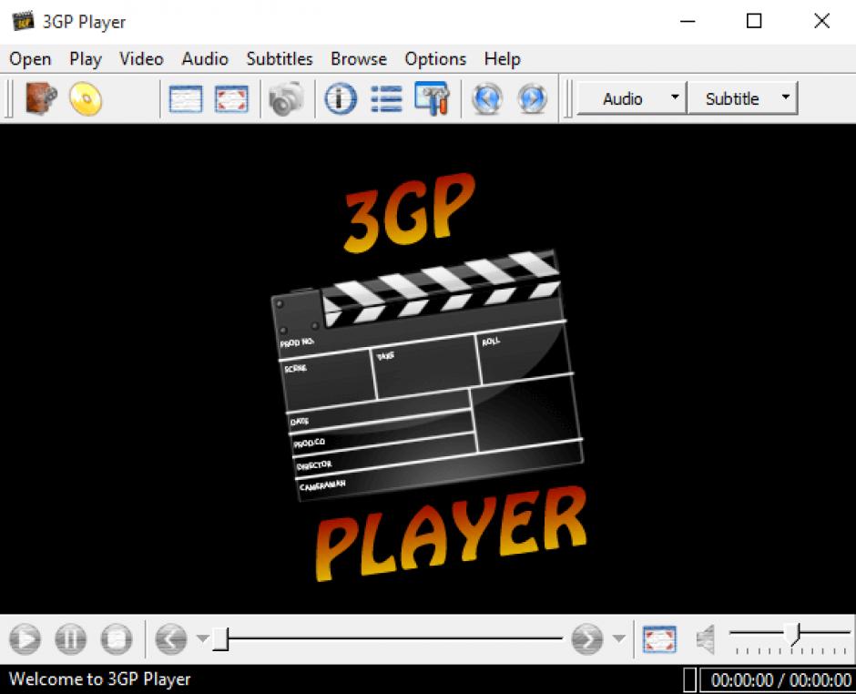 3GP Player main screen