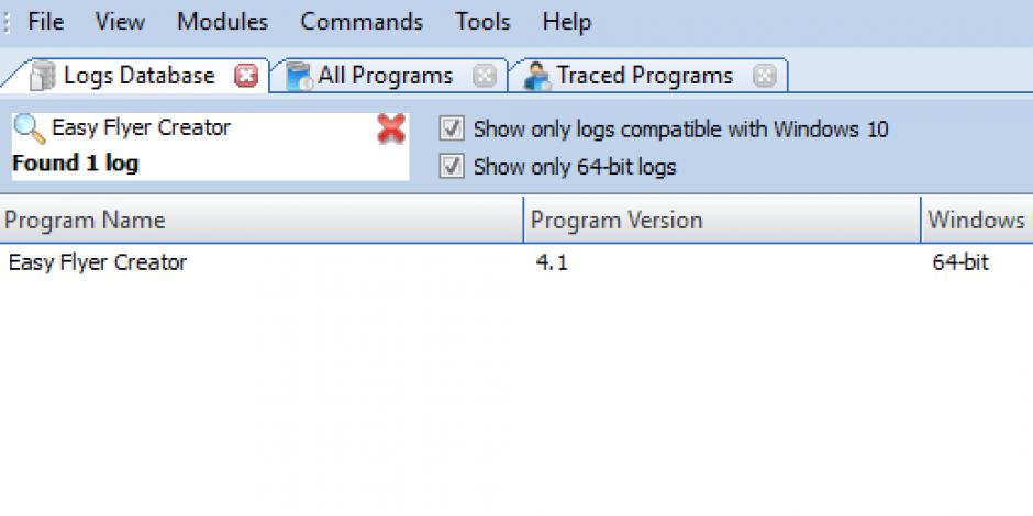 revo uninstaller pro uninstall easy flyer creator using logs database
