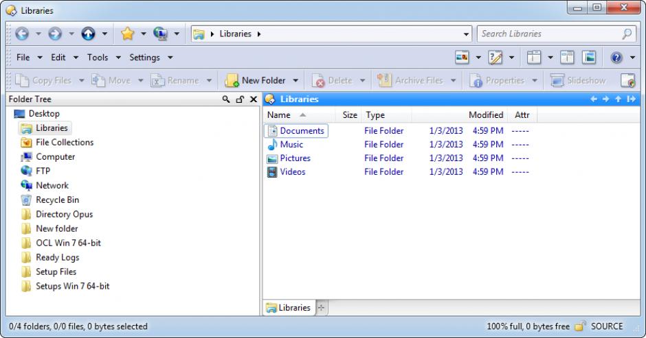 screenshot of program