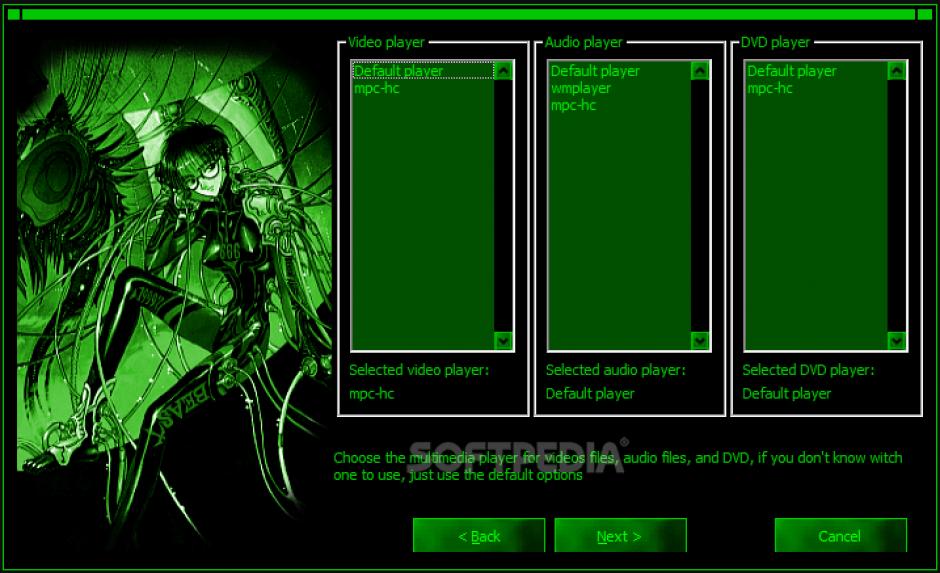 Satsuki Decoder Pack main screen