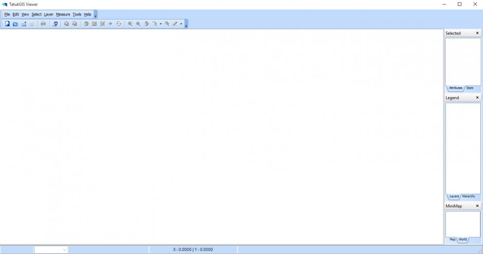TatukGIS Viewer main screen