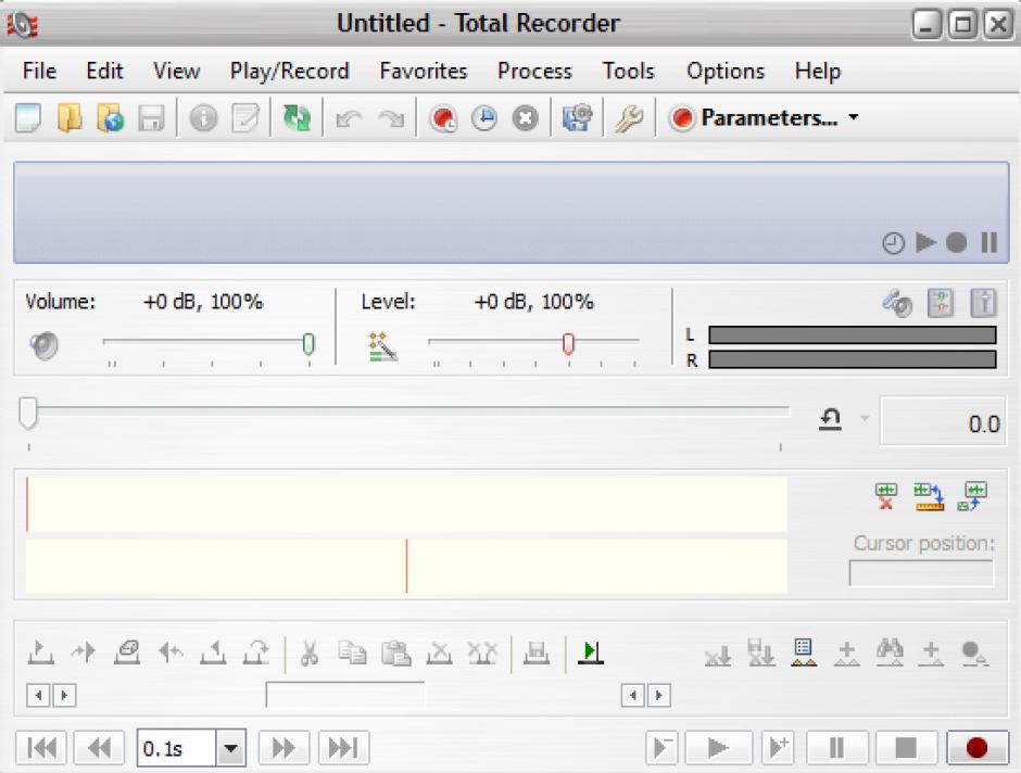 Total Recorder Pro main screen