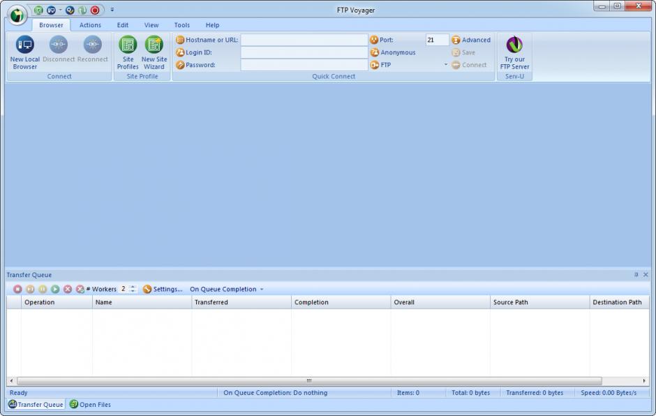 screenshot of program