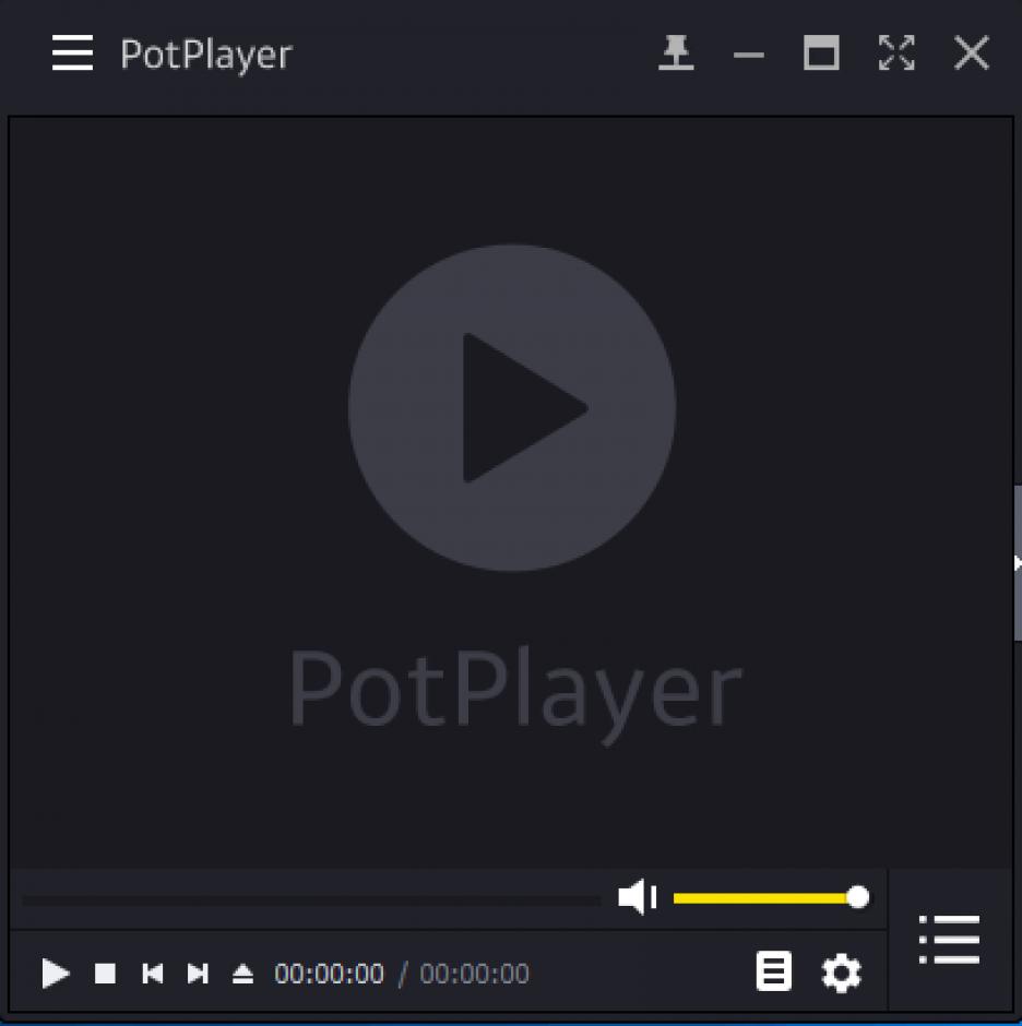 PotPlayer main screen