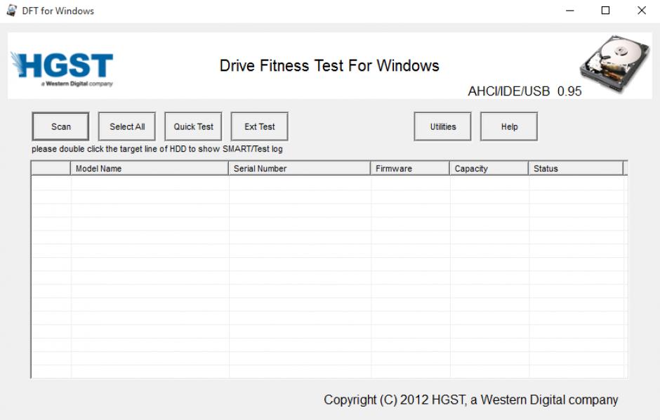 WinDFT main screen