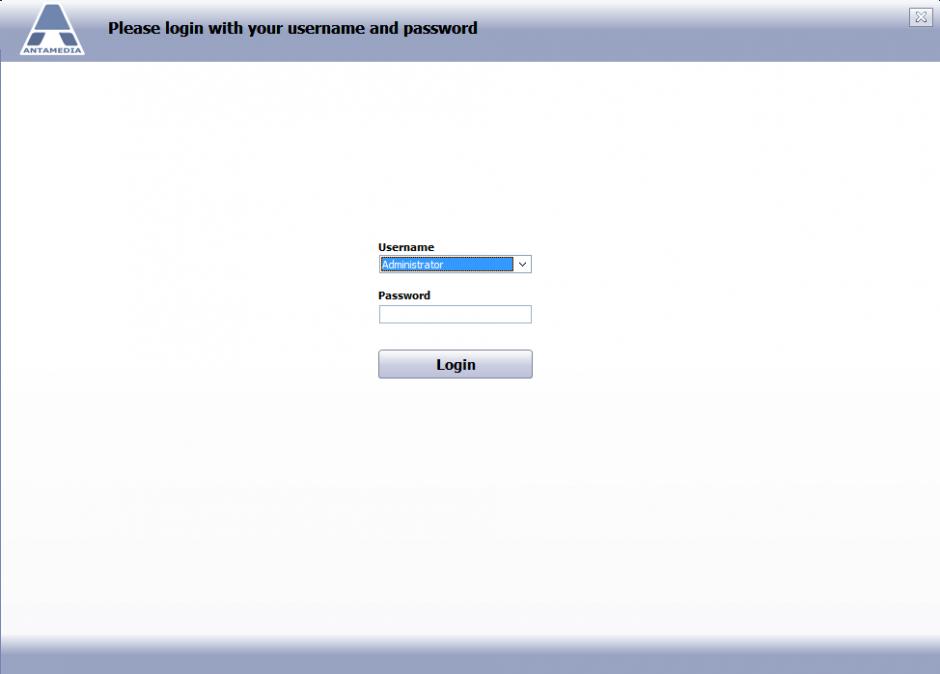 Antamedia Bandwidth Manager main screen