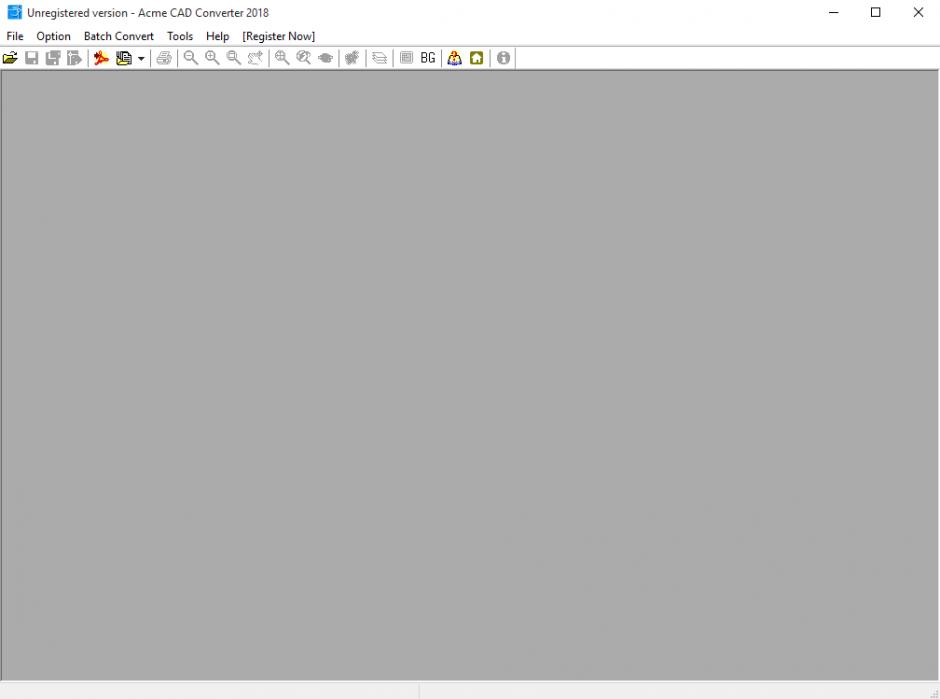 Acme CAD Converter 2018 main screen