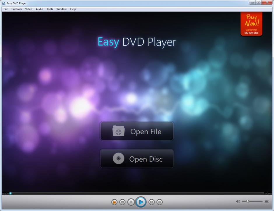 Easy DVD Player main screen