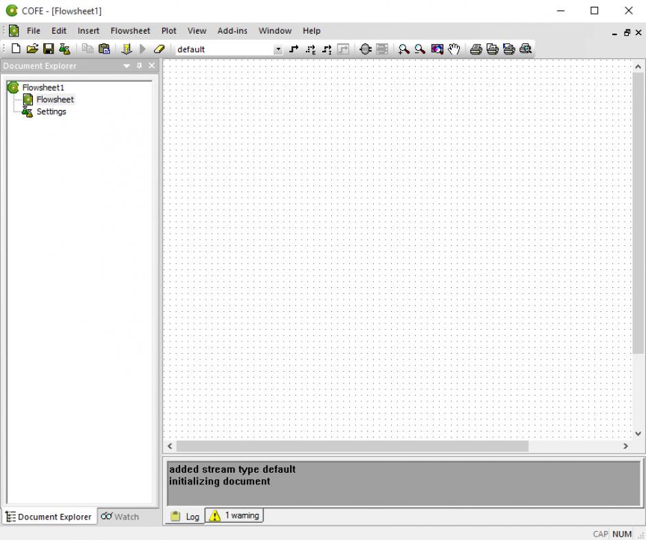 screenshot of program