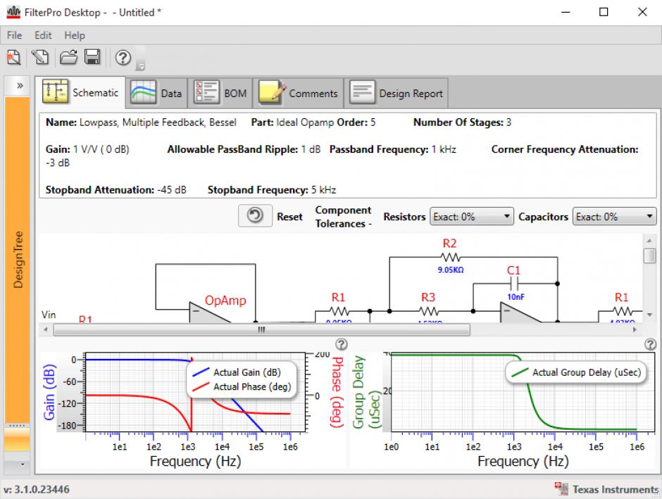 FilterPro Desktop main screen