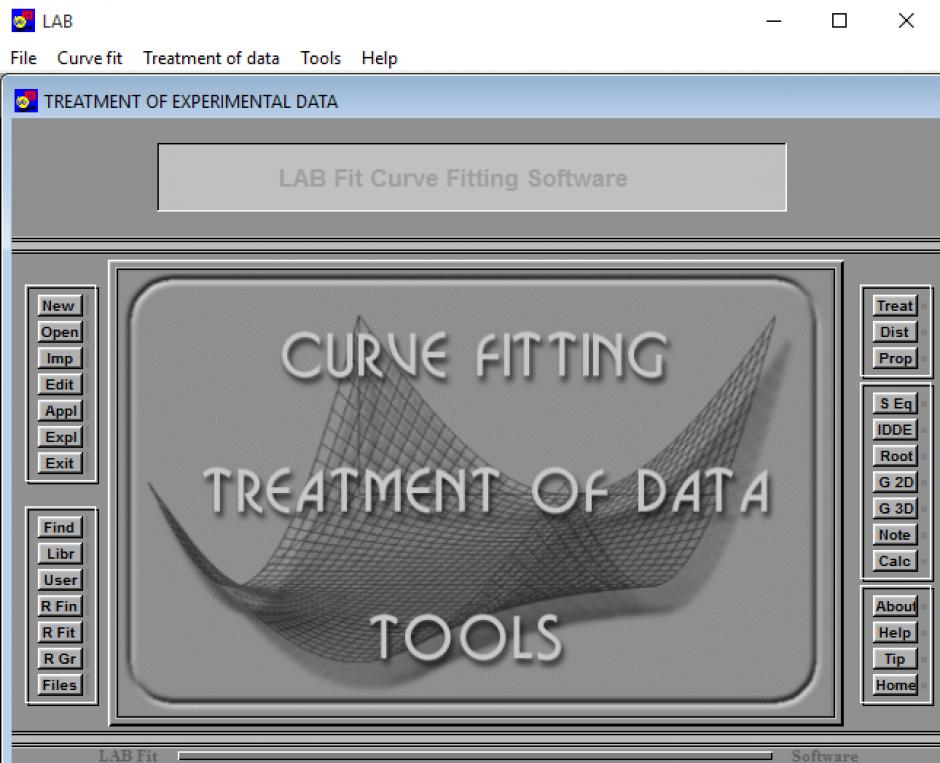 LAB Fit main screen