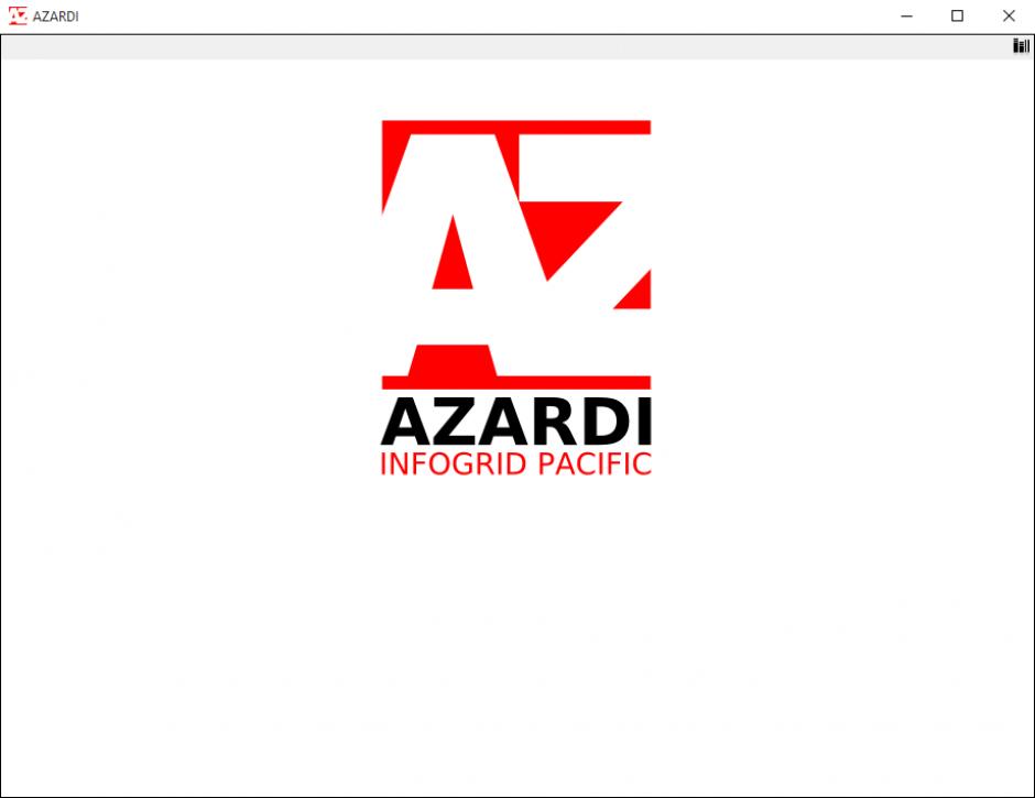 AZARDI main screen