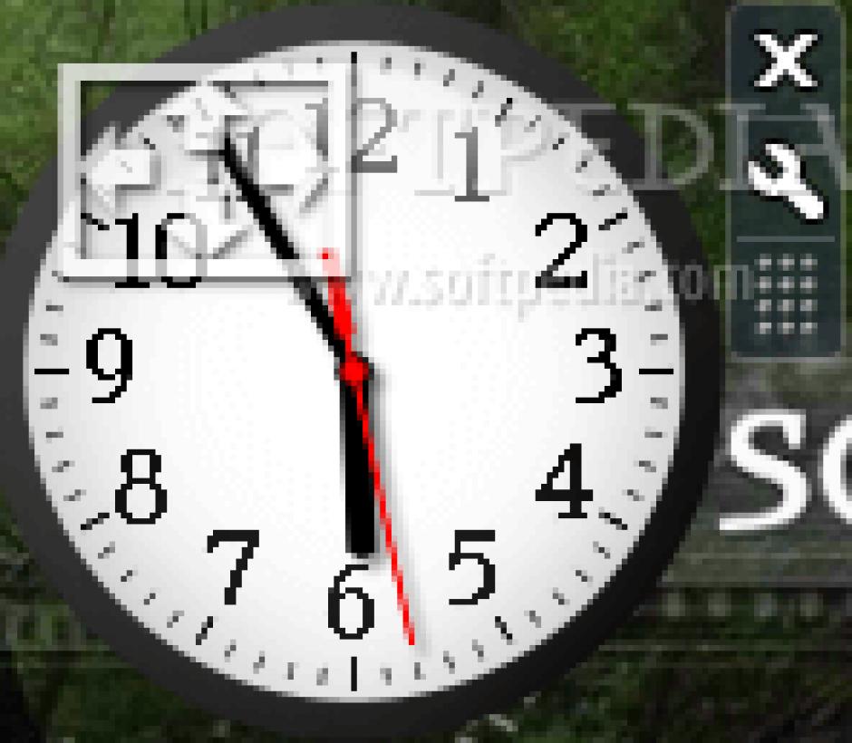 Modern Clock GT-7 main screen