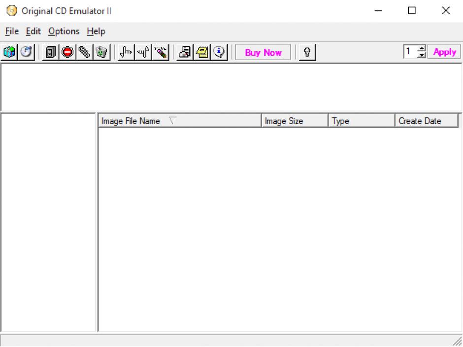 screenshot of program