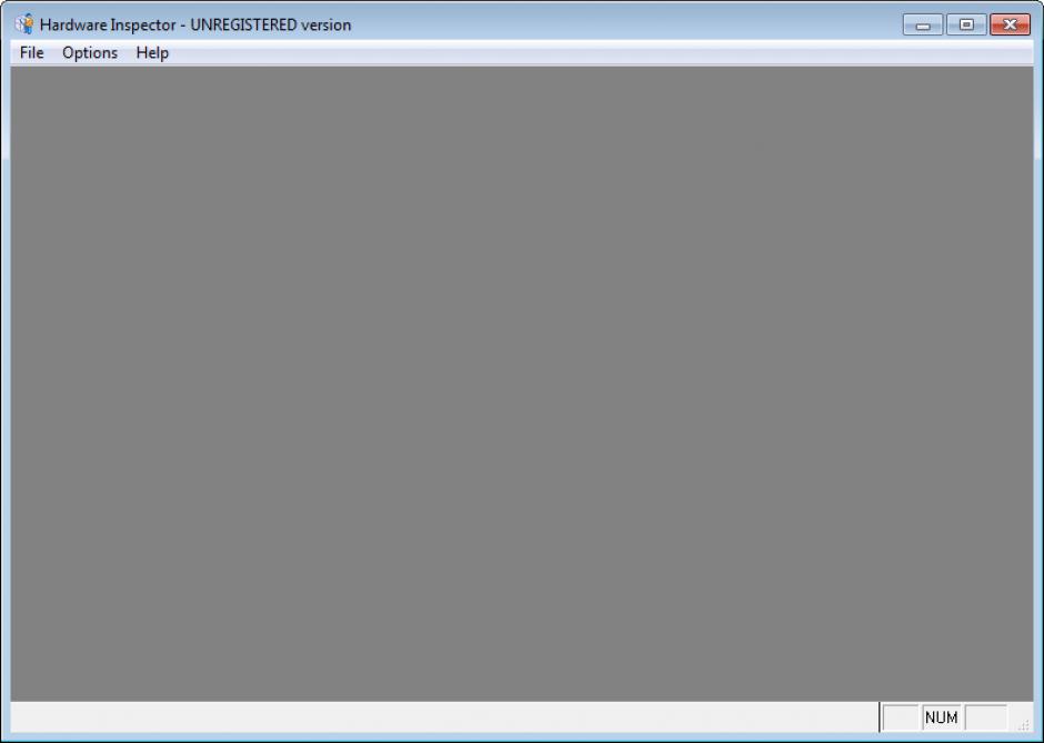 Hardware Inspector main screen