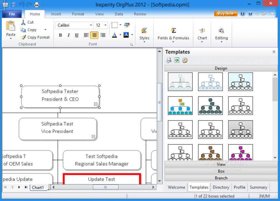 Insperity OrgPlus 2012 main screen