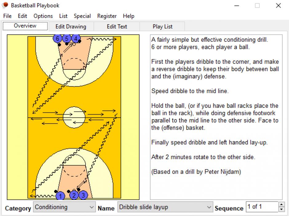 Basketball Playbook main screen