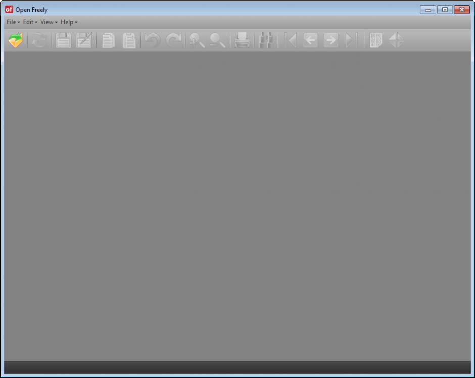 Open Freely main screen