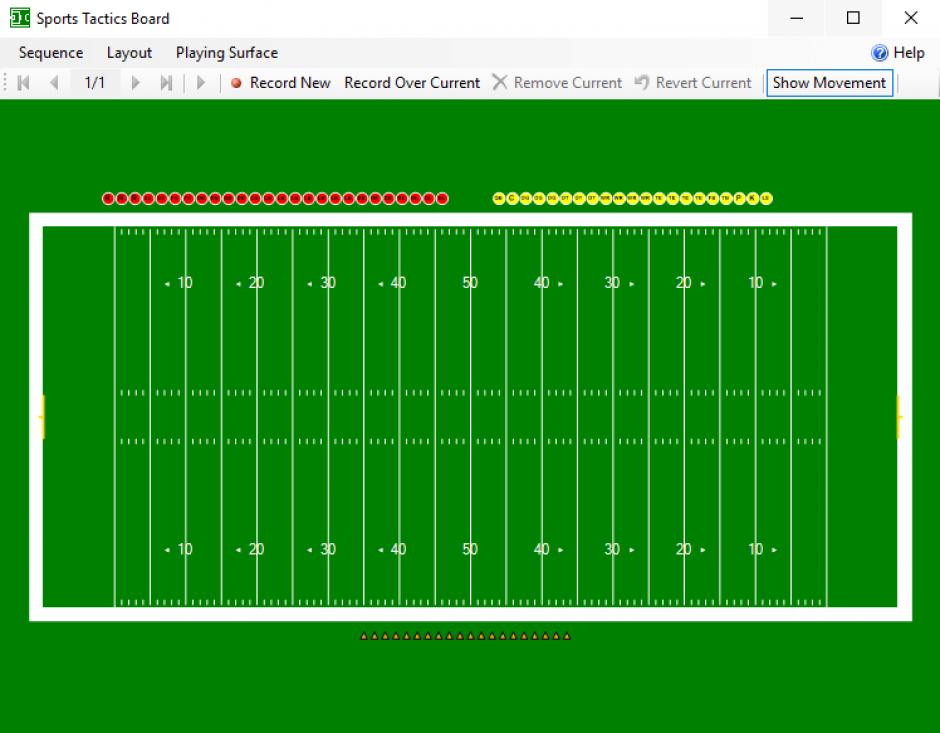 Sports Tactics Board main screen