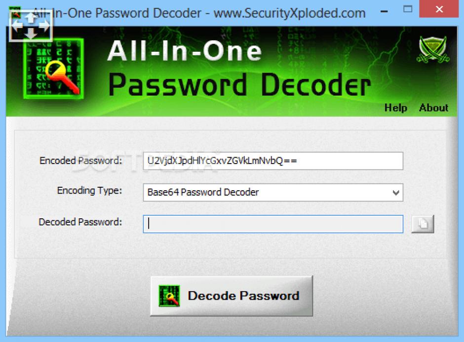 SX Password Suite main screen