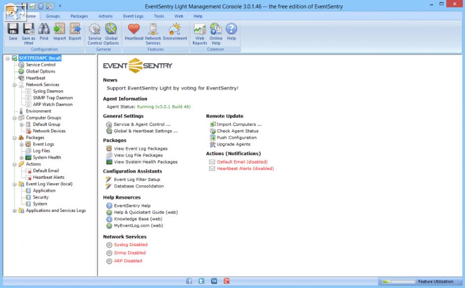 screenshot of program