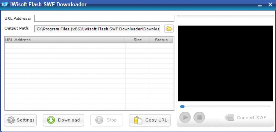 screenshot of program
