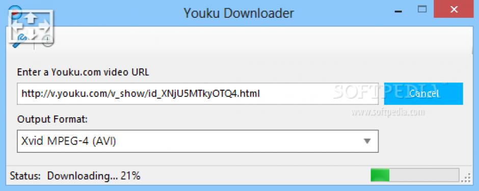 Youku Downloader main screen