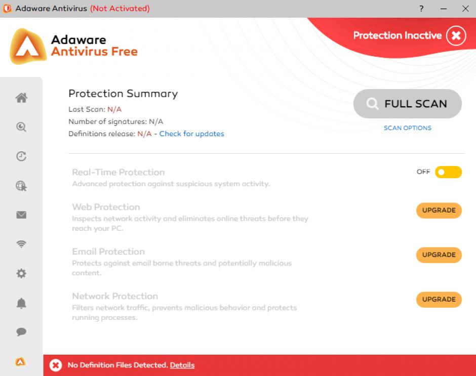 Adaware Antivirus Pro main screen