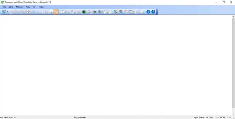 DameWare Mini Remote Control main screen