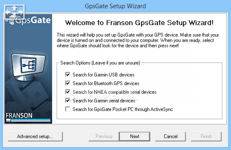 GpsGateServer main screen