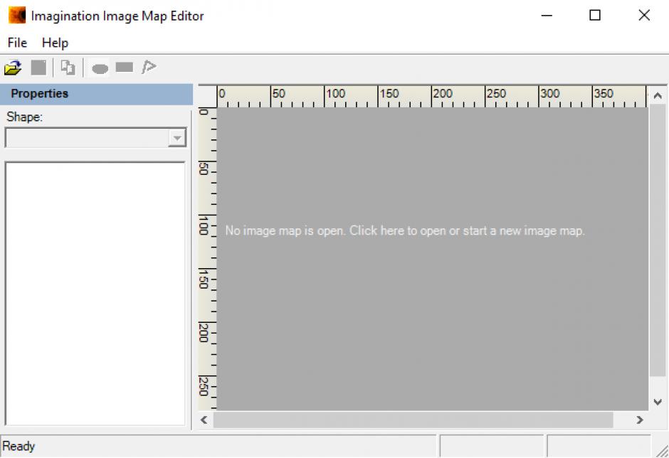 Imagination Image Map Editor main screen