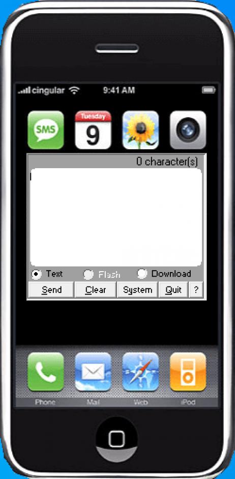 SMS-it main screen